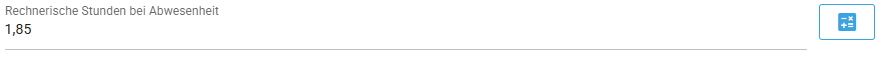 Kalkulator-Abwesenheit