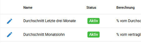Pauschale bearbeiten