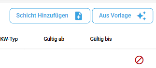 Schicht hinzufügen Schaltfläche