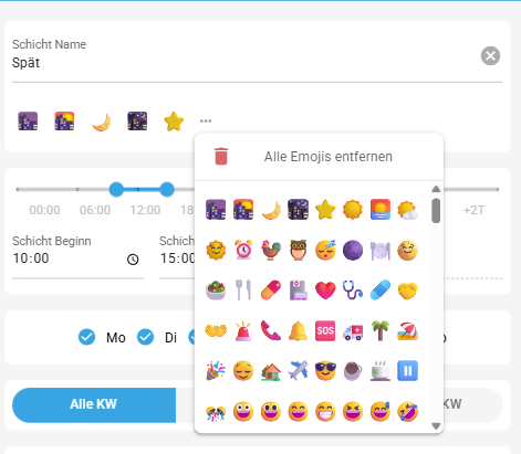 Emoji Vorschläge