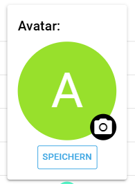 Avatar ändern Dialog