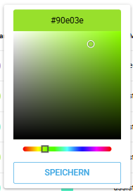 Farbe ändern Dialog