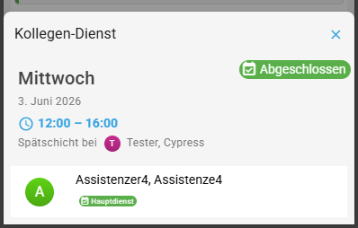 Dialog Kollegen-Dienst